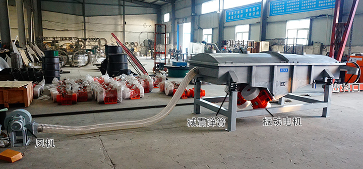 风冷式直线筛分机结构